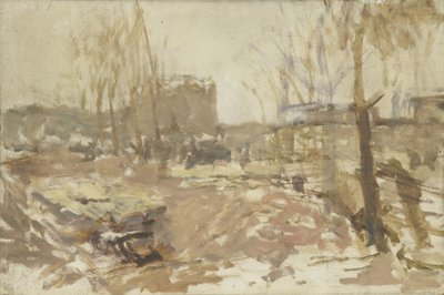 Chantier de construction à la rue De Clercq - George Hendrik Breitner