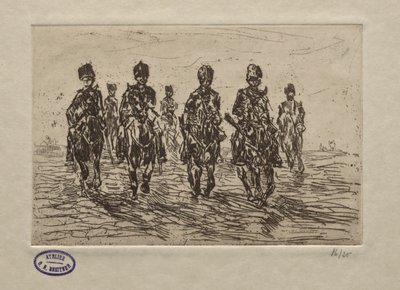 Scène de cavalerie - George Hendrik Breitner