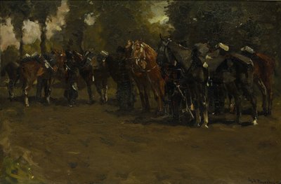 Cavalerie au repos - George Hendrik Breitner