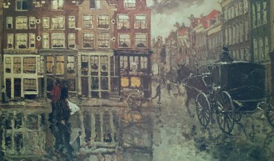 Coin de la place Leidsche, Amsterdam - George Hendrik Breitner