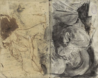 Homme buvant en vêtements du XVIIe siècle et un homme assis - George Hendrik Breitner