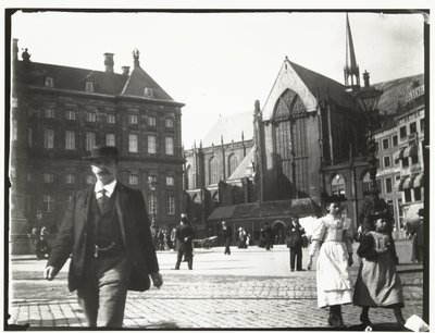 Vue sur la Dam à Amsterdam - George Hendrik Breitner