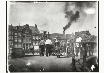 Vue sur le Prinsengracht près du pont sur le Leidsegracht à Amsterdam - George Hendrik Breitner