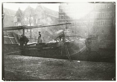 Entrepôts gouvernementaux sur le Brouwersgracht à Amsterdam - George Hendrik Breitner
