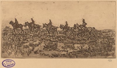 Hussards en file indienne - George Hendrik Breitner