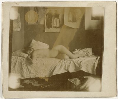 Marie Jordan nue allongée sur un lit - George Hendrik Breitner