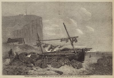 Pêcheries britanniques, n° 5, rivage des crabes et des homards - George Henry Andrews
