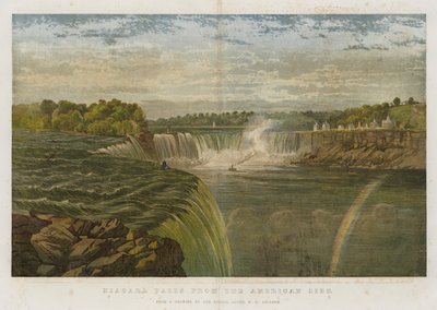 Les chutes du Niagara du côté américain - George Henry Andrews