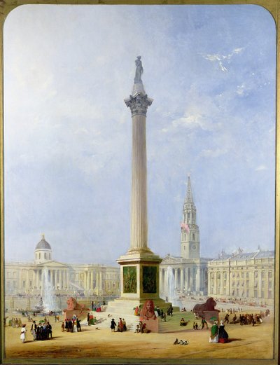 Vue projetée de Trafalgar Square - George Henry Andrews