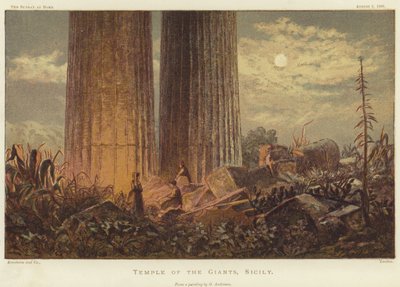Temple des Géants en Sicile - George Henry Andrews
