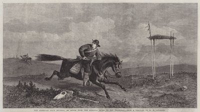 Le Pony Express américain, en route du fleuve Missouri à San Francisco - George Henry Andrews