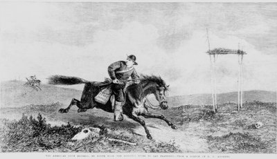 Le Pony Express américain, en route du fleuve Missouri à San Francisco - George Henry Andrews
