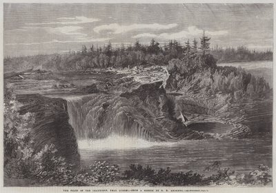 Les chutes de la Chaudière, près de Québec - George Henry Andrews
