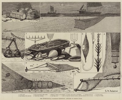 Exposition internationale de la pêche, articles de matériel de pêche - George Henry Andrews