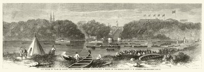 Le prince de Galles au Canada, la régate des bûcherons, Ottawa - George Henry Andrews