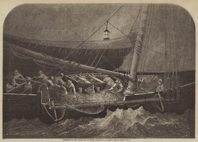 Pêche au chalut en mer du Nord la nuit - George Henry Andrews