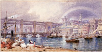 Vue de Newcastle upon Tyne - George Henry Andrews