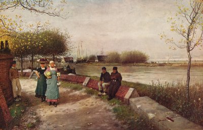 Un échange de salutations - George Henry Boughton