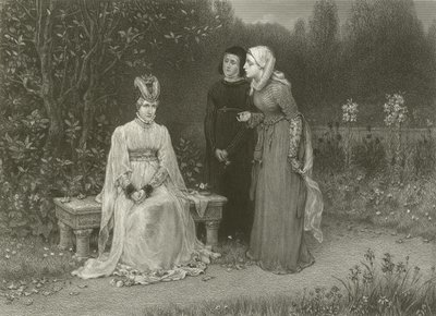 La reine Isabelle et ses dames - George Henry Boughton