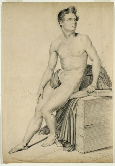 Sans titre - Nu masculin copié d