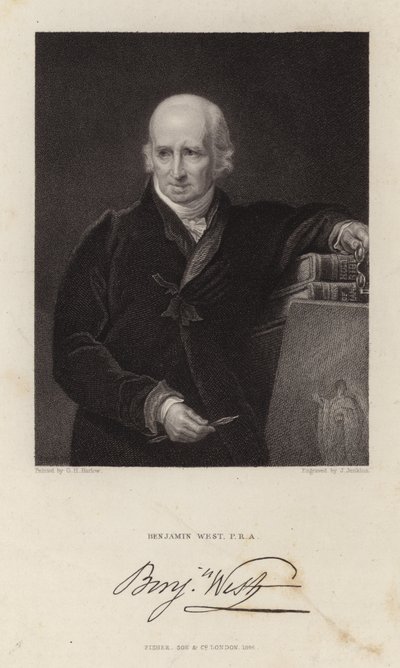 Benjamin West, peintre anglo-américain - George Henry Harlow