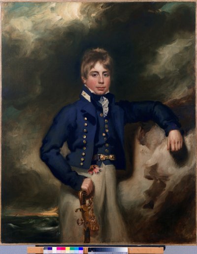 Portrait en trois-quarts de John Windham Dalling RN, en tant qu