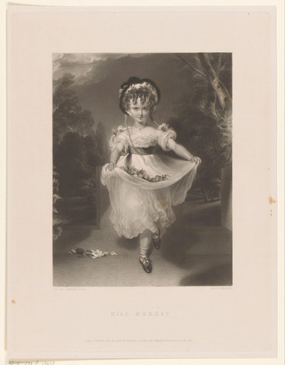 Portrait de Louisa Georgina Augusta Anne Murray, Miss Murray - George Henry Phillips