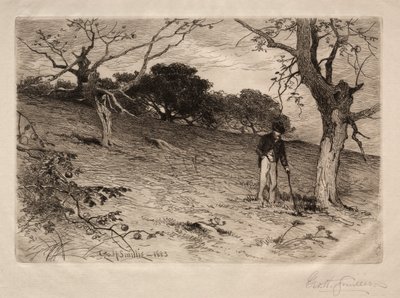 Un vieux verger de la Nouvelle-Angleterre, 1883 - George Henry Smillie