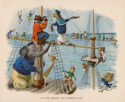 Illustration pour Le voyage des animaux en mer - George Henry Thompson