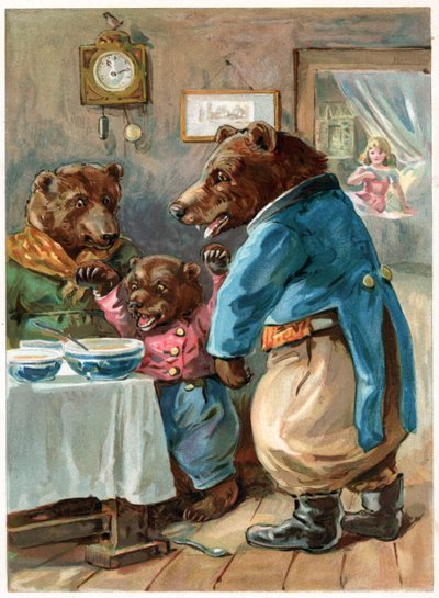 "Qui a mangé mon porridge ?", illustration de 