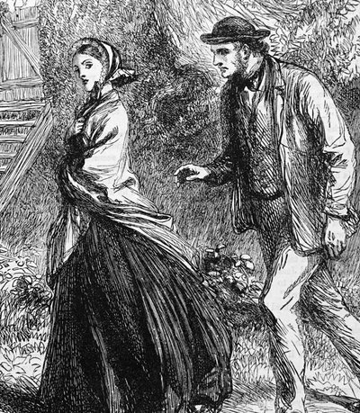 Illustration représentant une femme refusant une proposition d