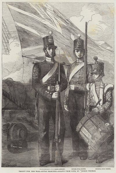 Troupes pour la guerre, Royal Marines - George Housman Thomas