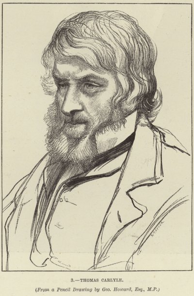 Portrait de Thomas Carlyle - George Howard
