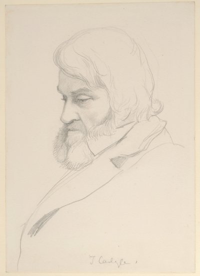 Portrait de Thomas Carlyle, c.1875 - George Howard