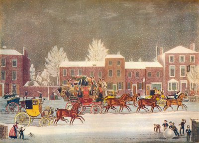 Approche de Noël, 19ème siècle - George Hunt