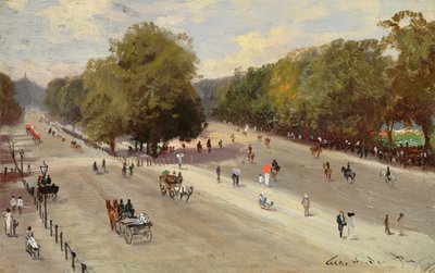 Rotten Row, Hyde Park Corner - George Hyde Pownall