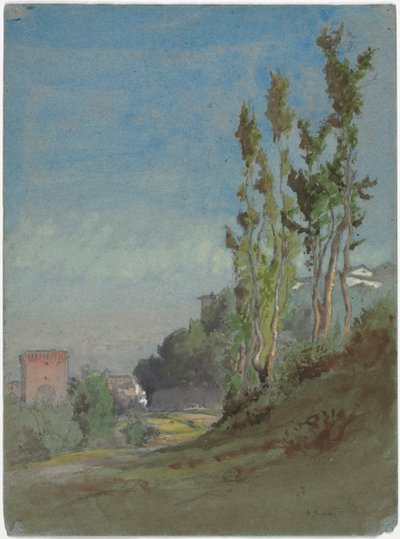 Albano, Italie, vers 1872 - George Inness