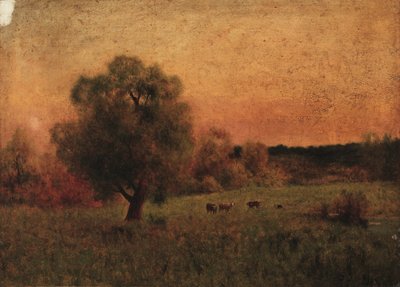Vaches dans un champ, avant 1956 - George Inness