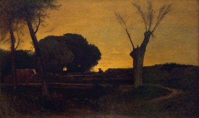 Soirée à Medfield, Massachusetts, 1875 - George Inness