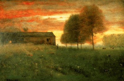 Coucher de soleil, Montclair, 1892 - George Inness