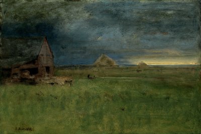 La ferme solitaire, Nantucket - George Inness