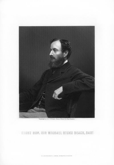 Michael Edward Hicks Beach, 1er comte St Aldwyn, homme d