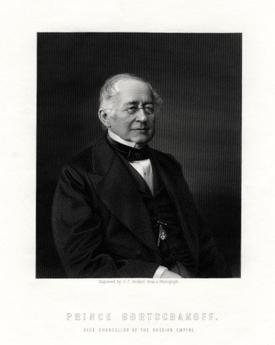 Prince Gorchakov, diplomate russe, 19e siècle - George J. Stodart