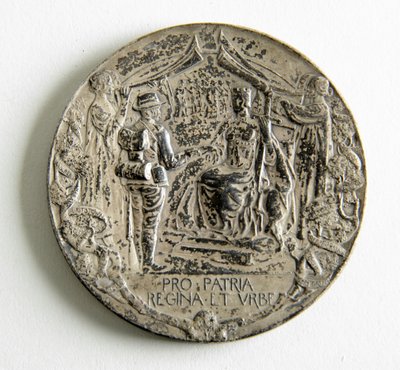 Médaille pour commémorer le retour des City Imperial Volunteers de la guerre des Boers - George James Frampton