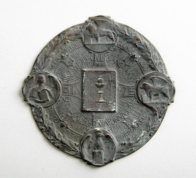 Sceau pour le Queen Victoria Clergy Fund (cuivre) - George James Frampton
