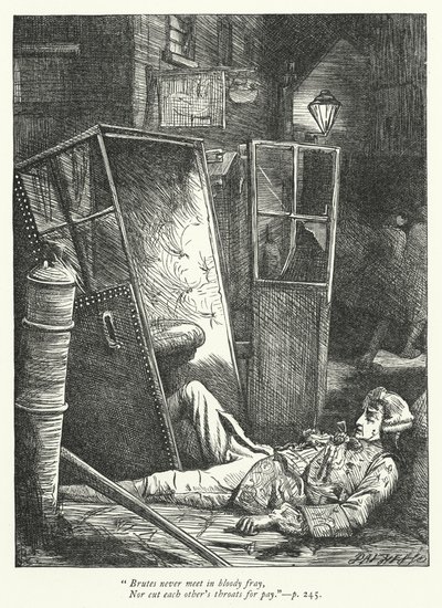 Illustration pour Les Logiciens Réfutés - George John Pinwell