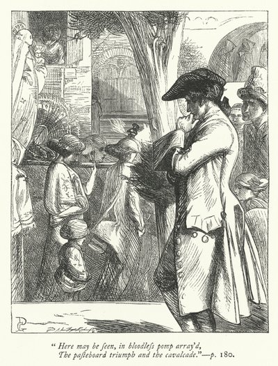 Illustration pour Le Voyageur - George John Pinwell