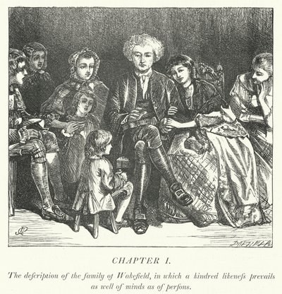 Illustration pour Le Vicaire de Wakefield - George John Pinwell