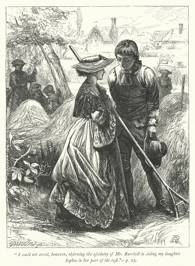 Illustration pour Le Vicaire de Wakefield - George John Pinwell