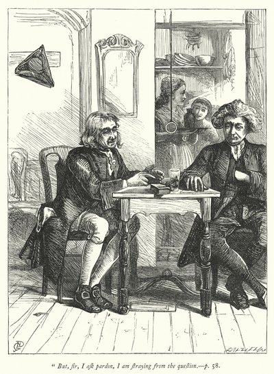 Illustration pour Le Vicaire de Wakefield - George John Pinwell